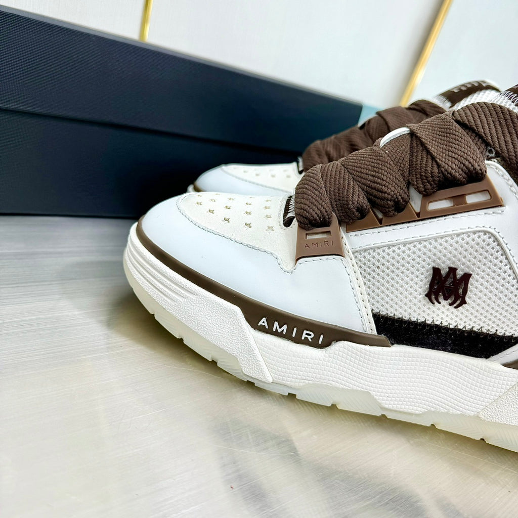 Amiri MA-1 – Blanco/Café