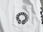 Prenda Chrome Hearts cruz y herradura estampado de logo cuello redondo manga larga - Estilo C CALIDAD ORIGINAL
