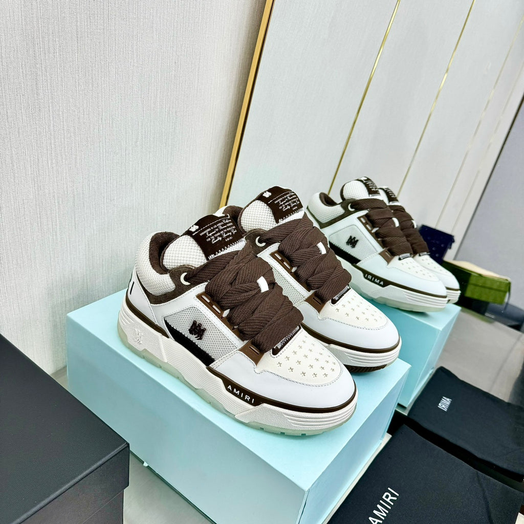 Amiri MA-1 – Blanco/Café