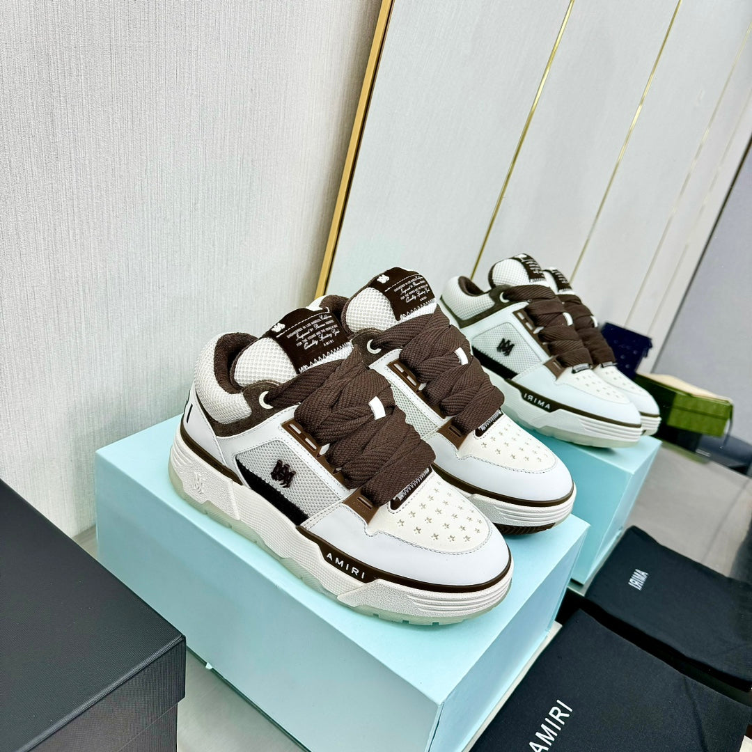 Amiri MA-1 – Blanco/Café
