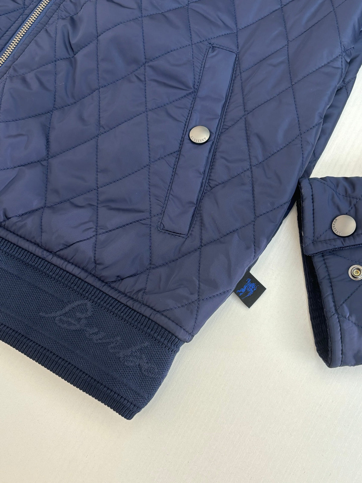 Chaqueta Burberry acolchado stand-up collar nylon chaqueta - Estilo B CALIDAD ORIGINAL