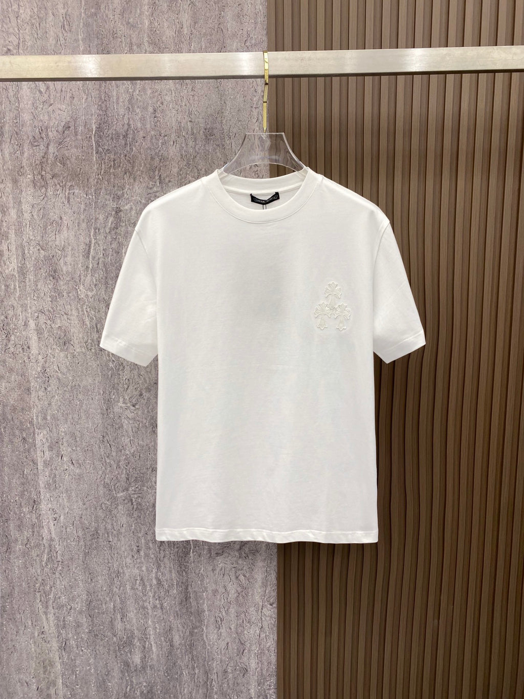 Polera Chrome Hearts 26SS verano nuevo cuello redondo manga corta polera - Estilo B CALIDAD ORIGINAL