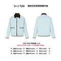 Chaqueta Louis Vuitton 1v x Tyler Color Block acolchado bordado Cotton chaqueta CALIDAD ORIGINAL