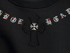 Sudadera Chrome Hearts cruz bordado cuello redondo sudadera - Estilo B CALIDAD ORIGINAL