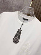 Polera Chrome Hearts 26SS verano nuevo cuello redondo manga corta polera - Estilo B CALIDAD ORIGINAL