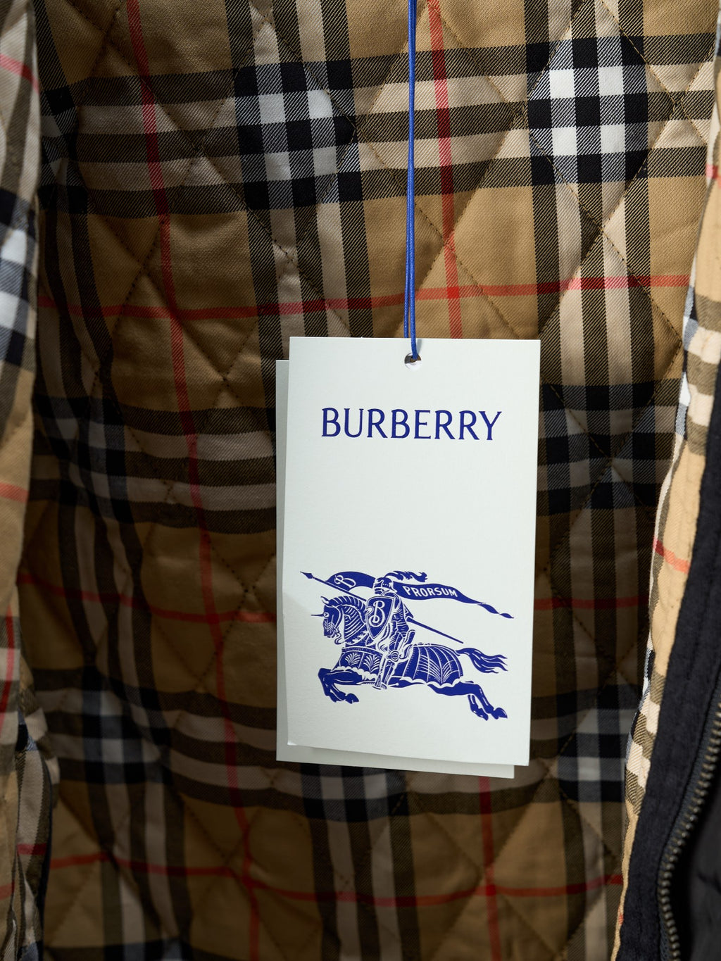 Chaqueta Burberry acolchada Nylon Barn a cuadros con cuello de pana - Estilo B CALIDAD ORIGINAL