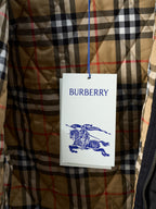 Chaqueta Burberry acolchada Nylon Barn a cuadros con cuello de pana - Estilo B CALIDAD ORIGINAL