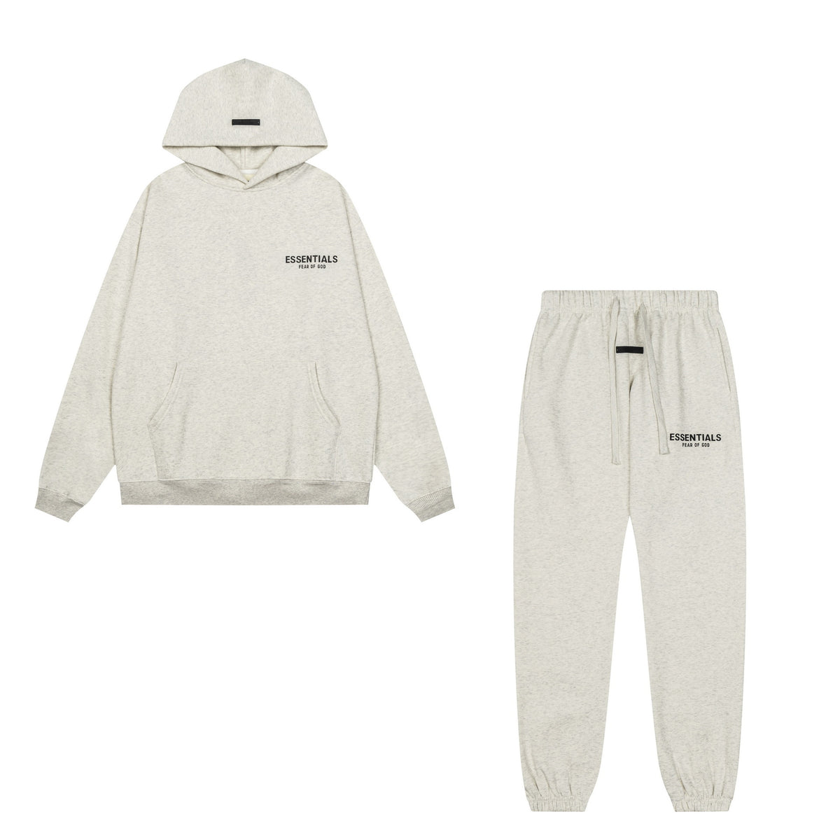 Conjunto Sudadera + Pantalón ESSENTIALS - blanco gris