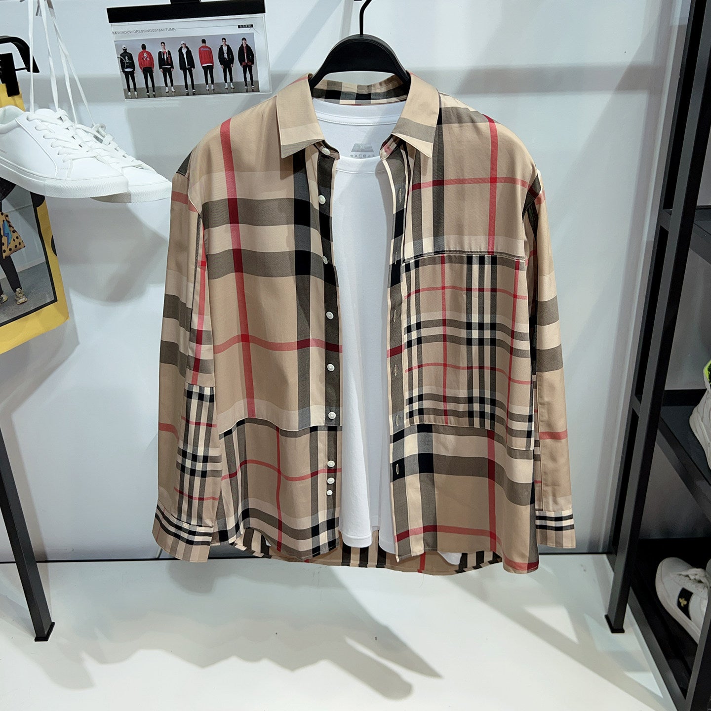 Camisa tipo Burberry