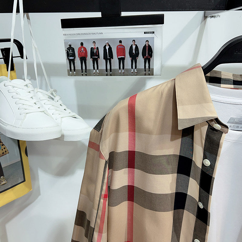 Camisa tipo Burberry