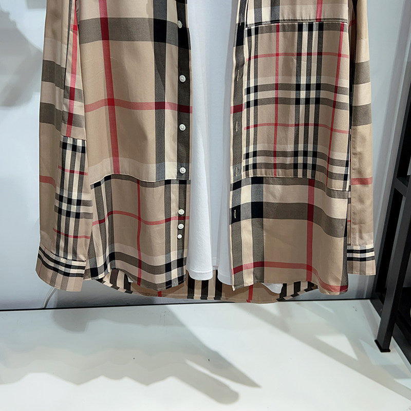 Camisa tipo Burberry