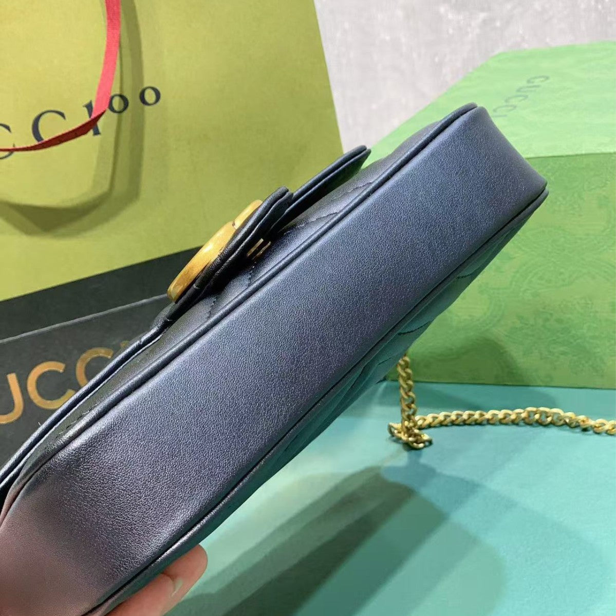 Gucci GG Marmont Mini - Negro - CALIDAD VIIP
