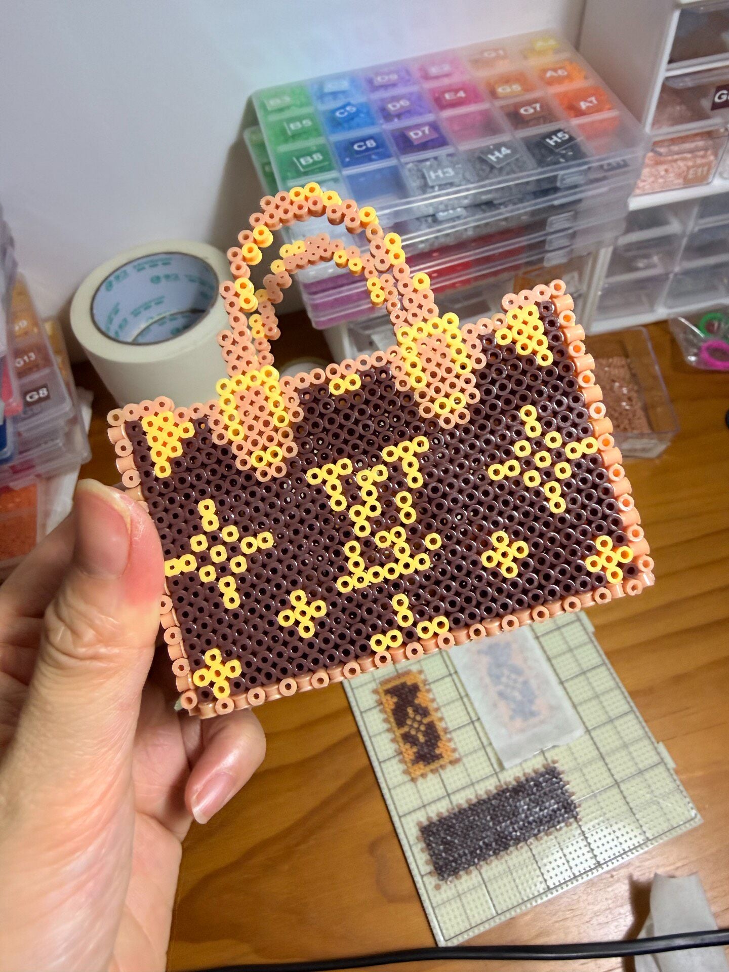 El mini puf de espelta LV