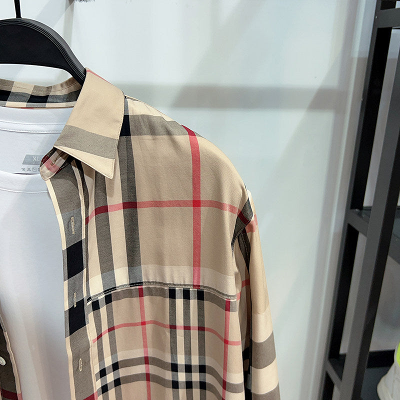 Camisa tipo Burberry