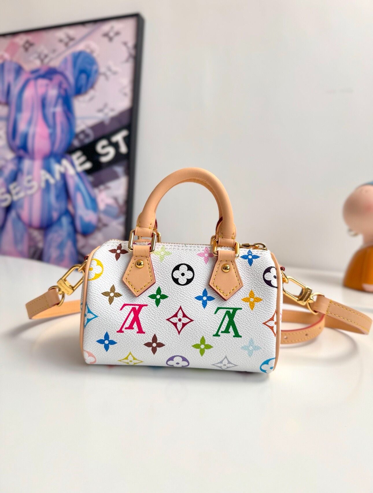 bolso LV Nano Speedy utiliza Monogra
