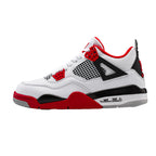 Air Jordan 4 llama blanco rojo