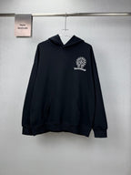 Sudadera Chrome Hearts 2026 nuevo bordado herradura logo Washed y desgastado para pareja sudadera con capucha - Estilo B CALIDAD ORIGINAL