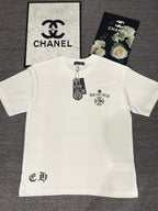 Polera Chrome Hearts Letras Sánscritas #YH026 - Estilo B CALIDAD ORIGINAL