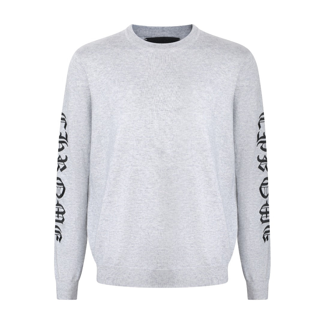 Chompa Chrome Hearts 26SS pergamino bordado Sweater - Estilo B CALIDAD ORIGINAL