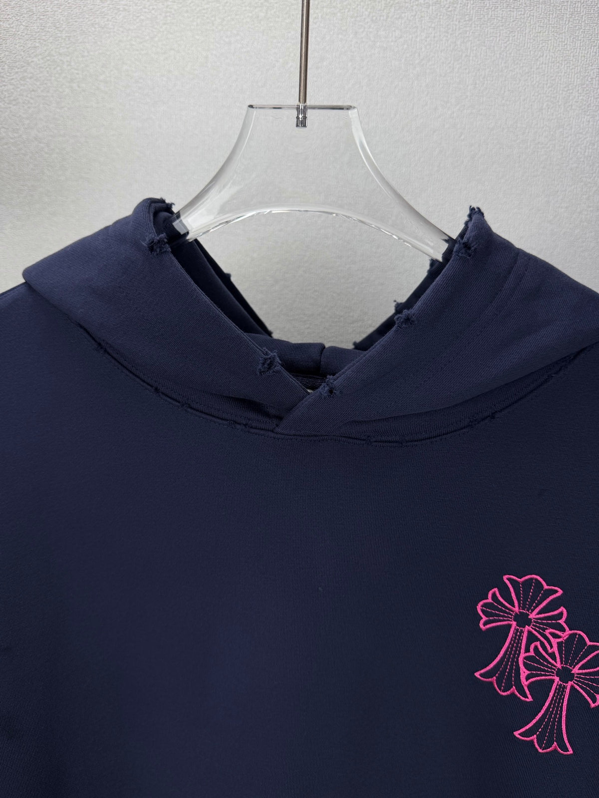 Sudadera Chrome Hearts 2026 nuevo bordado cruz logo Washed y desgastado para pareja con capucha CALIDAD ORIGINAL