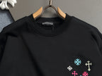 Sudadera Chrome Hearts 2026 cruz bordado verano nuevo Arrival Original Counter American lavado ácido desgastado - Estilo B CALIDAD ORIGINAL