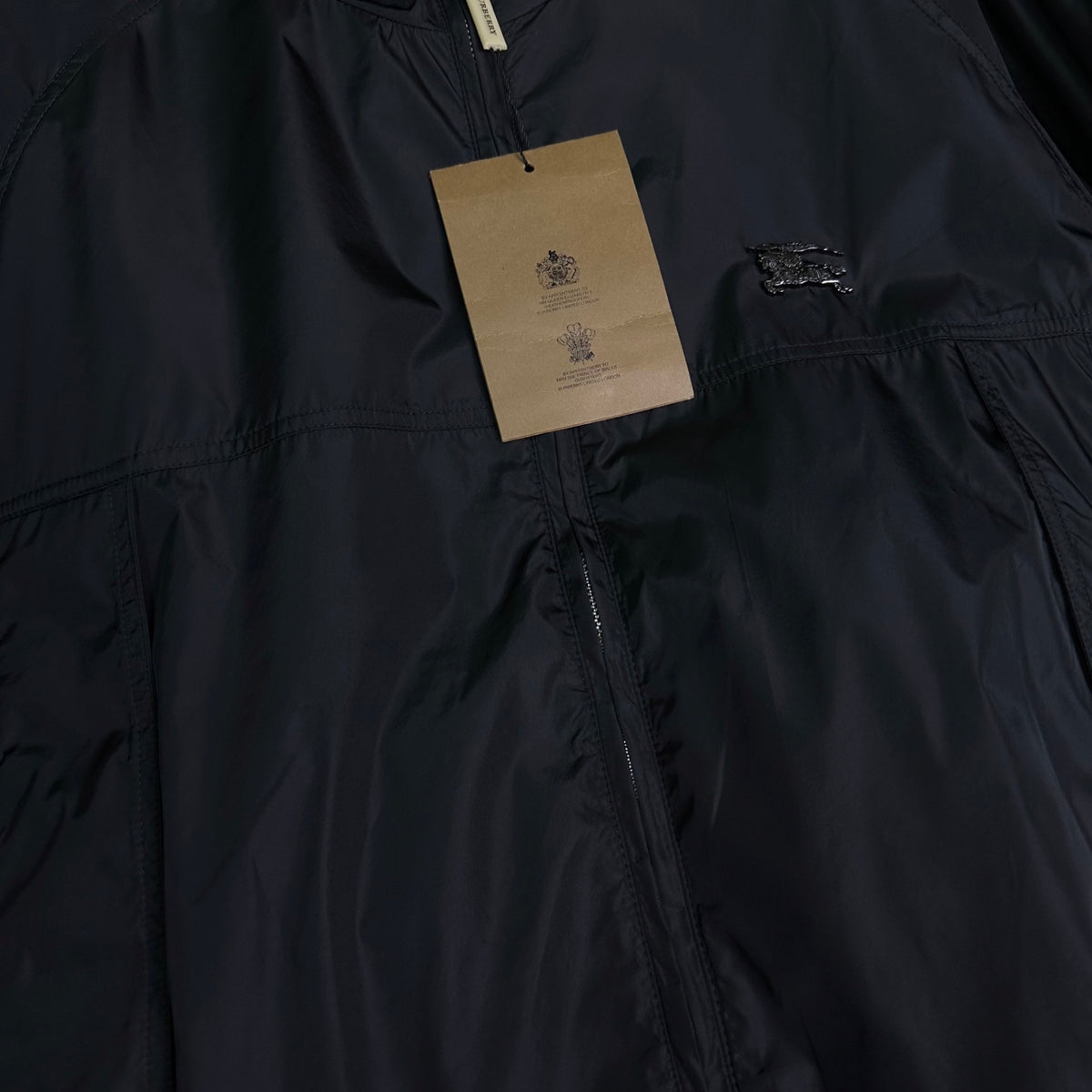 Chaqueta Burberry 2025 nuevo Horse Emblem Badge Back con Letter logo Couple con capucha con cremallera CALIDAD ORIGINAL