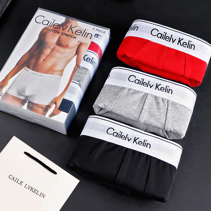 Ropa interior CaLK 3 piezas x Caja Calvin Klein