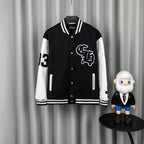 Chaqueta Chrome Hearts Estilo Béisbol SS26 Pasarela Bordado Pesado CALIDAD ORIGINAL