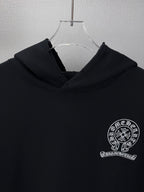 Sudadera Chrome Hearts 2026 nuevo bordado herradura logo Washed y desgastado para pareja sudadera con capucha - Estilo B CALIDAD ORIGINAL