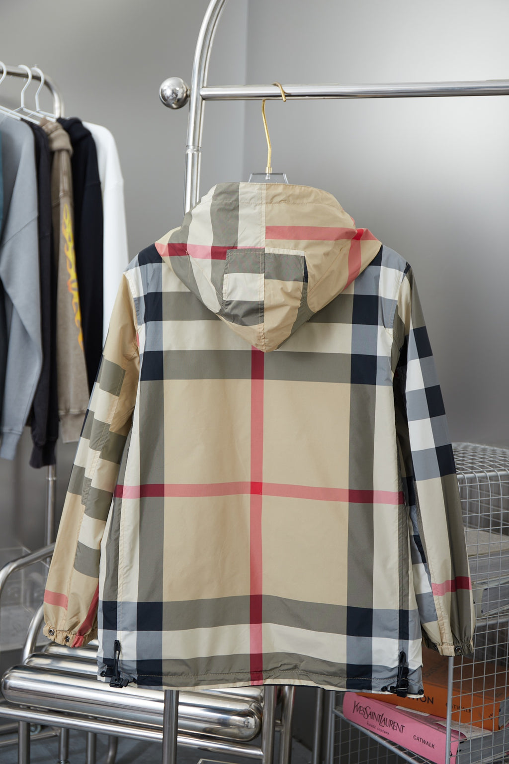 Chaqueta Burberry BR Large a cuadros reversible chaqueta CALIDAD ORIGINAL