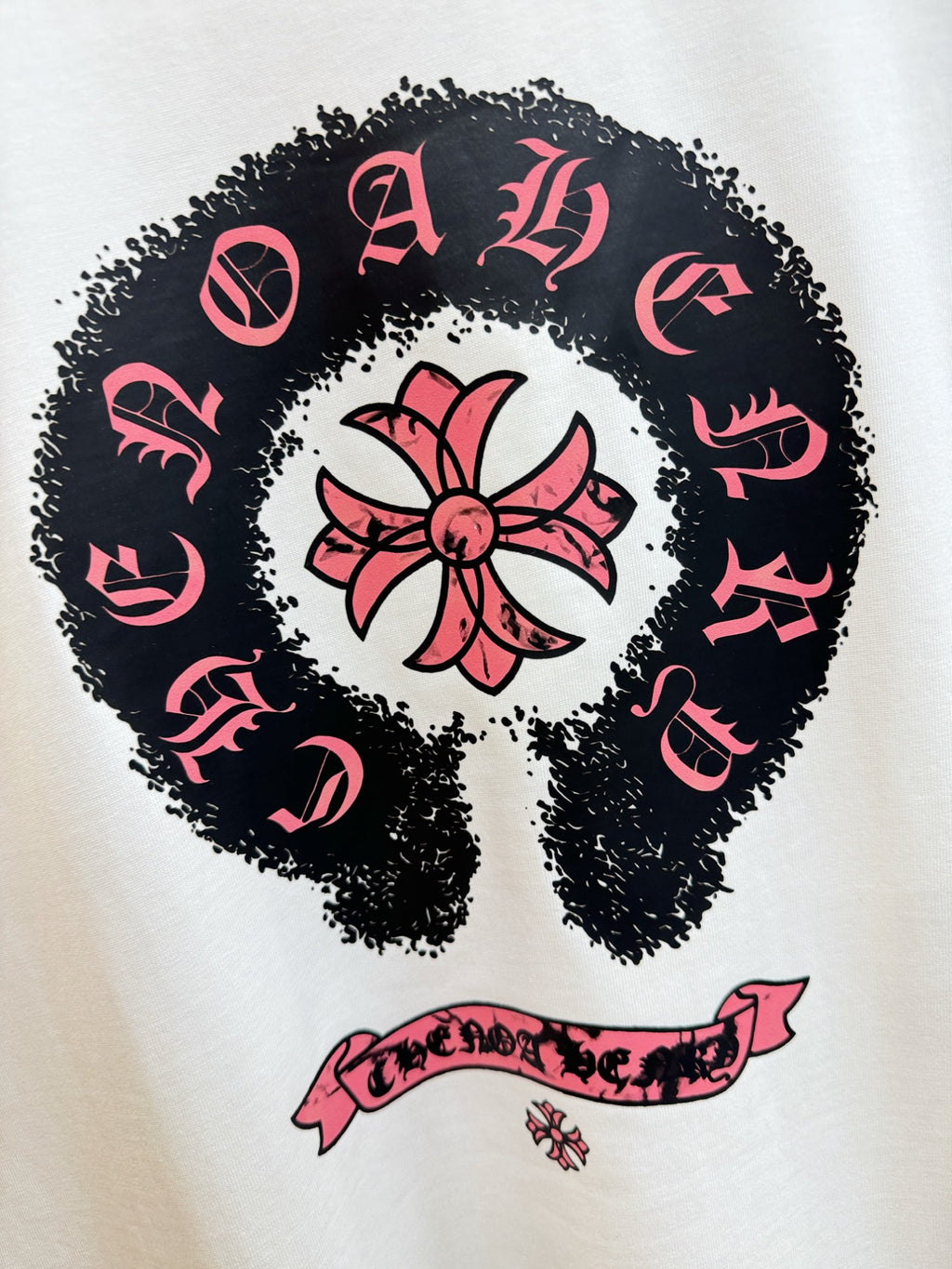Polera Chrome Hearts 26SS verano nuevo cuello redondo manga corta polera - Estilo E CALIDAD ORIGINAL