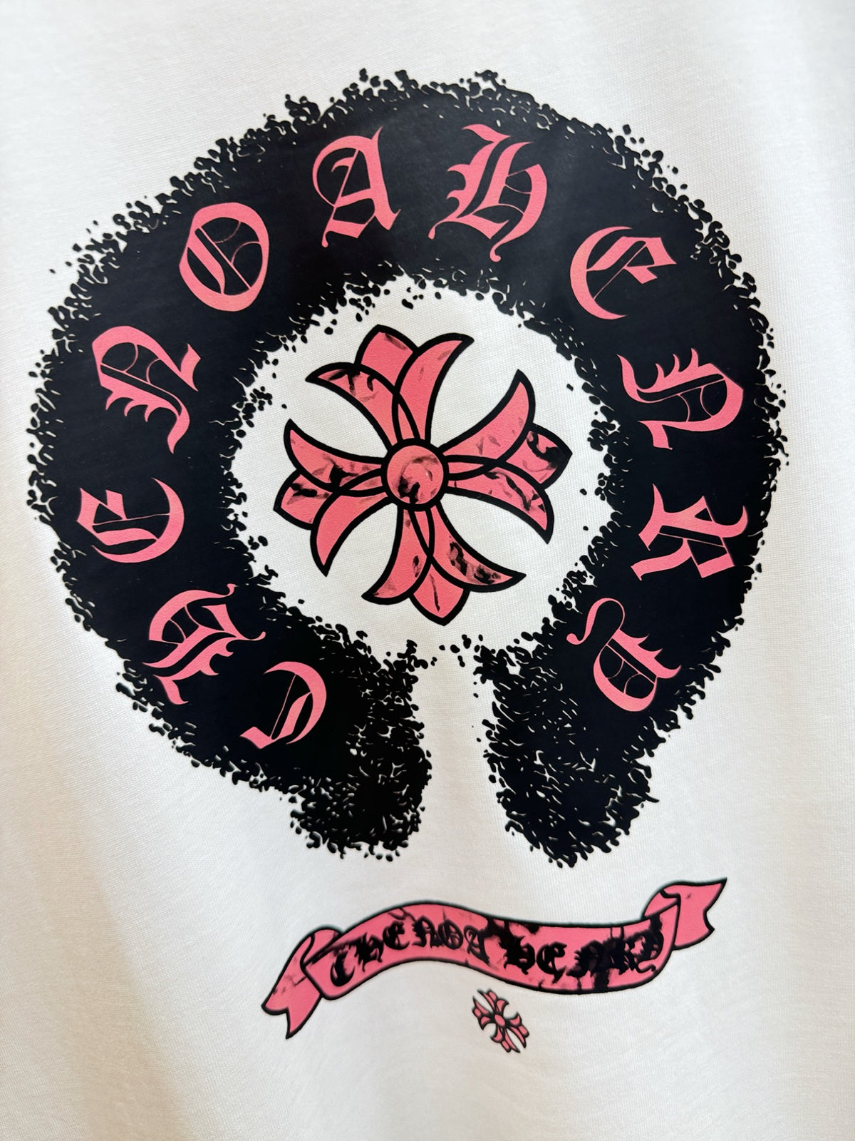 Polera Chrome Hearts 26SS verano nuevo cuello redondo manga corta polera - Estilo E CALIDAD ORIGINAL