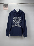 Sudadera Chrome Hearts 2026 nuevo bordado herradura logo Washed y desgastado para pareja sudadera con capucha CALIDAD ORIGINAL