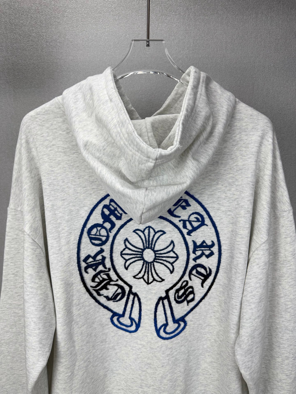 Sudadera Chrome Hearts 2026 nuevo degradé Toothbrush bordado herradura logo Washed y desgastado para pareja con capucha CALIDAD ORIGINAL