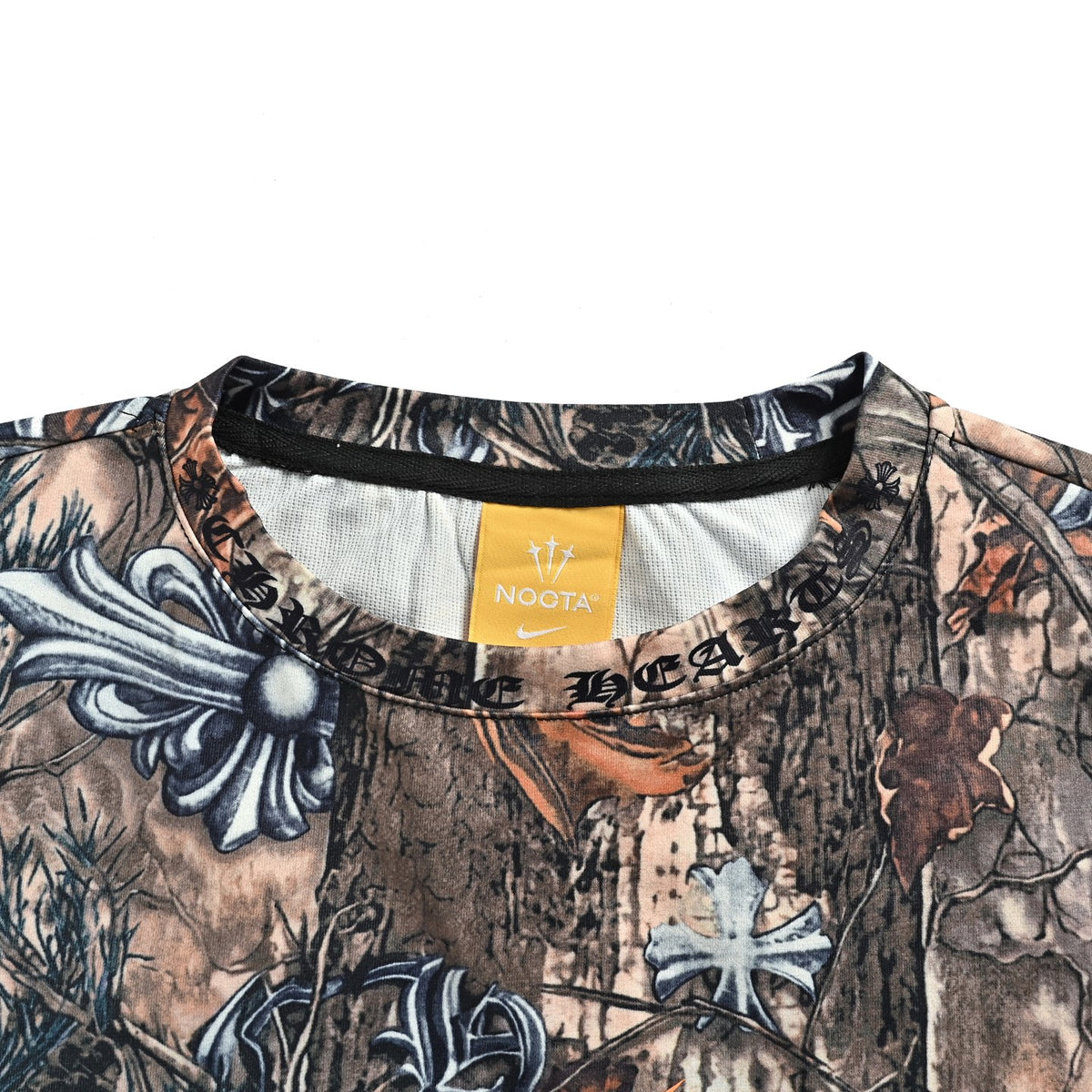 Polera Manga Larga Chrome Hearts x Nike x Nocta colaboración: y Nike estampado integral manga larga CALIDAD ORIGINAL