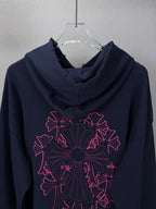 Sudadera Chrome Hearts 2026 nuevo bordado cruz logo Washed y desgastado para pareja con capucha CALIDAD ORIGINAL
