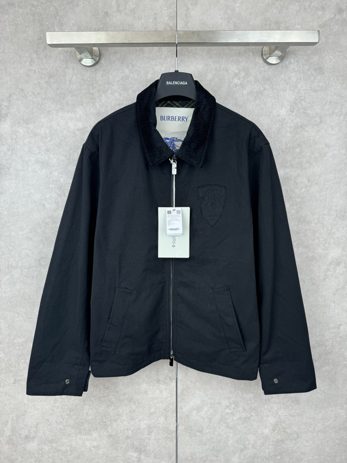 Chaqueta Burberry 2025SS nuevo a cuadros Work chaqueta CALIDAD ORIGINAL