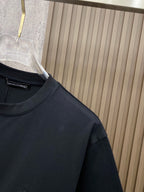 Polera Chrome Hearts 26SS verano nuevo cuello redondo manga corta polera CALIDAD ORIGINAL