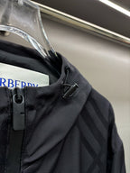 Chaqueta Burberry Jacquard Twill ecuestre bordado chaqueta CALIDAD ORIGINAL