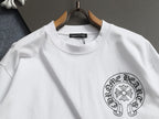 Prenda Chrome Hearts cruz y herradura estampado de logo cuello redondo manga larga - Estilo E CALIDAD ORIGINAL