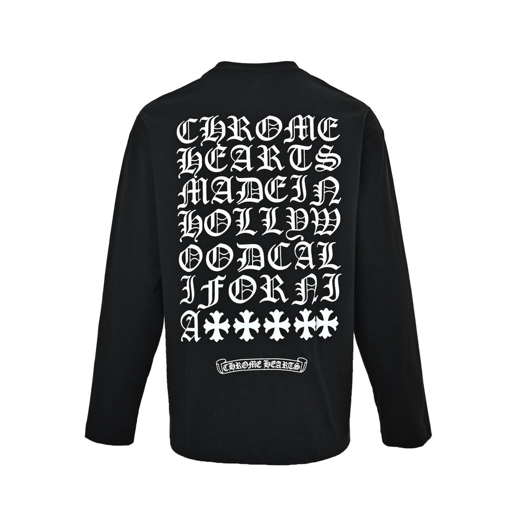 Polera Chrome Hearts Manga Larga Sánscrito - Estilo A CALIDAD ORIGINAL