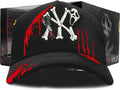 Gorra NY con calavera y goteo rojo