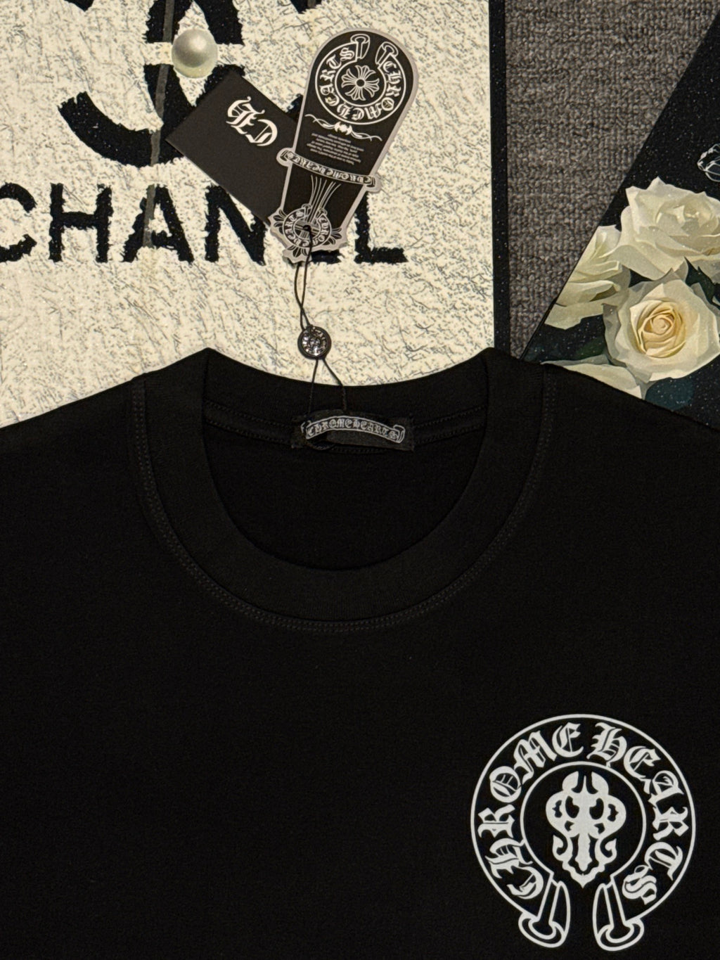 Polera Chrome Hearts Letras Sánscritas #YH023 CALIDAD ORIGINAL