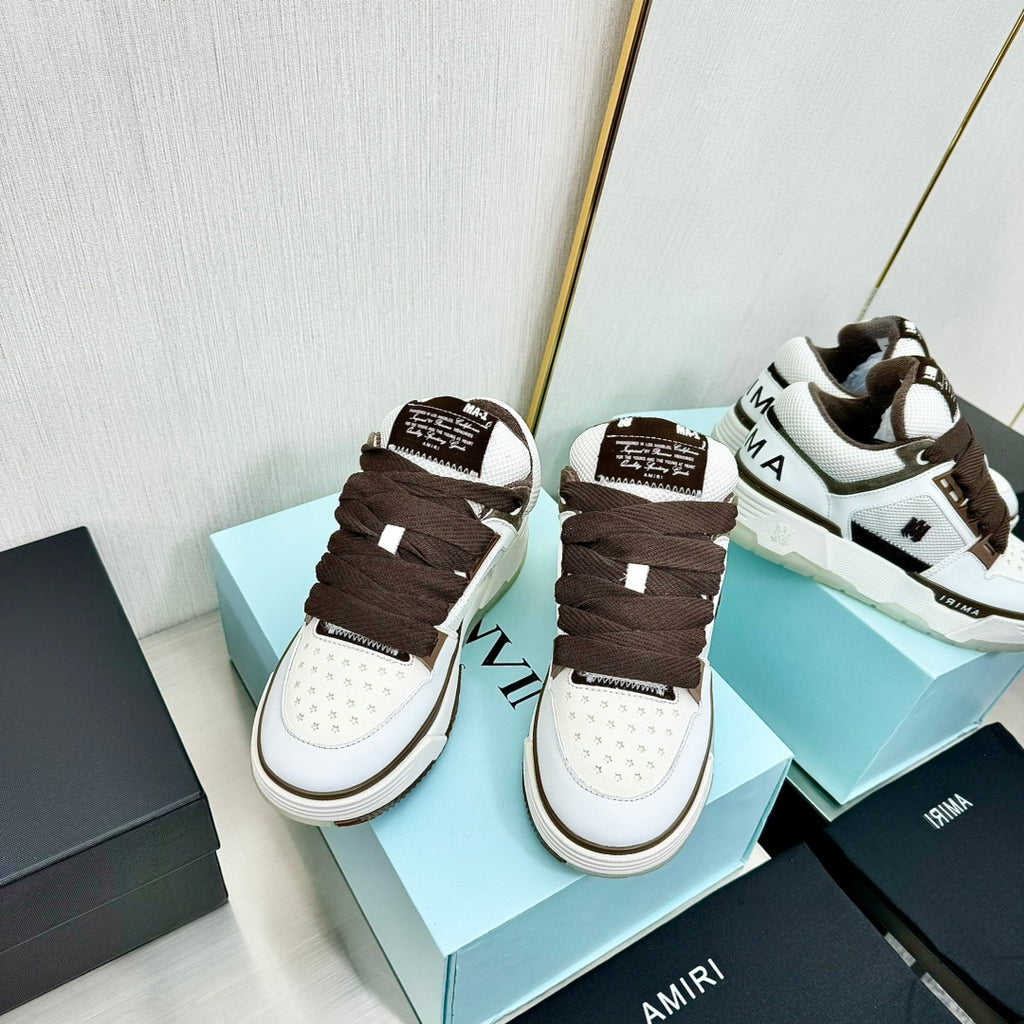 Amiri MA-1 – Blanco/Café