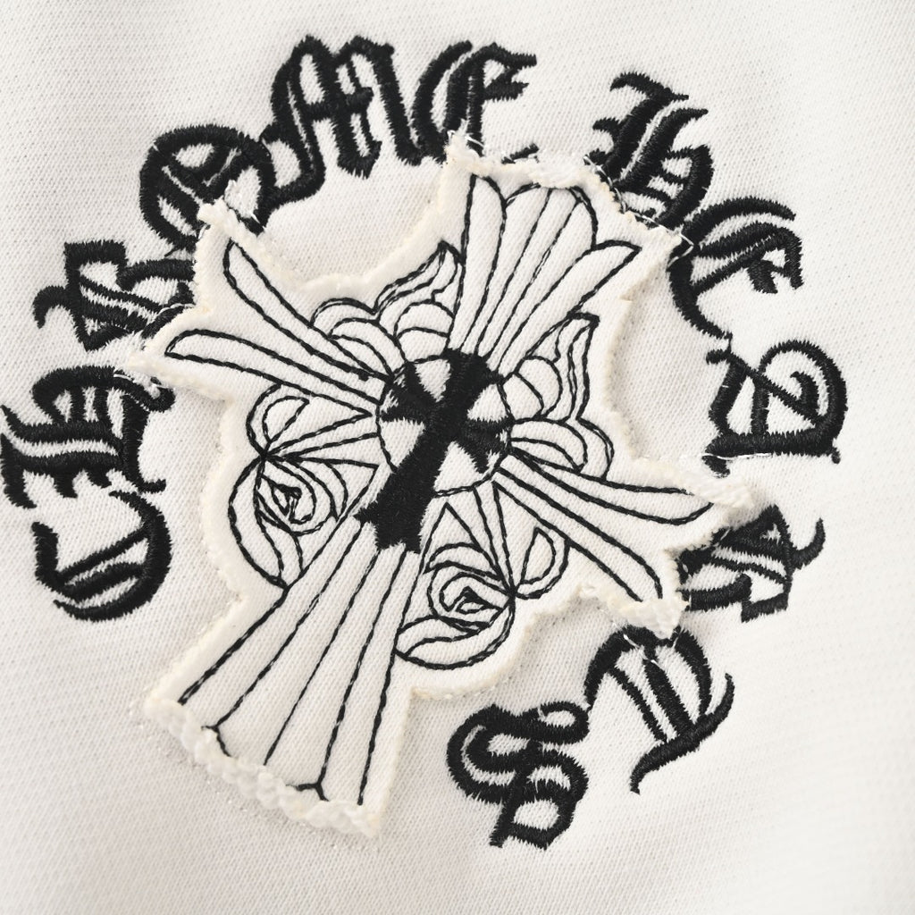 Sudadera Chrome Hearts perla cruz bordado sudadera con capucha CALIDAD ORIGINAL