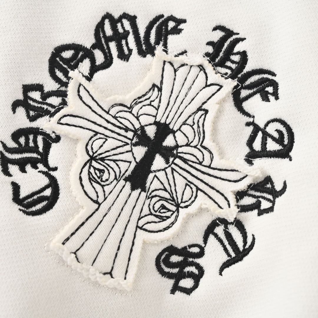 Sudadera Chrome Hearts perla cruz bordado sudadera con capucha CALIDAD ORIGINAL