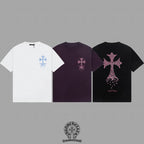 Polera Chrome Hearts 2026FW manga corta polera con estampado de logo, High-End 26s Double Yarn 300g Fabric CALIDAD ORIGINAL