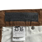 Pantalón Chrome Hearts cuero cruz con estampado de cargo jeans - Estilo B CALIDAD ORIGINAL