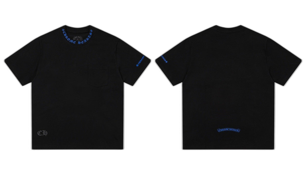 Chrome Hearts Logo Azul - Negro - CALIDAD ORIGINAL