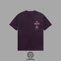 Polera Chrome Hearts 2026FW manga corta polera con estampado de logo, High-End 26s Double Yarn 300g Fabric - Estilo B CALIDAD ORIGINAL